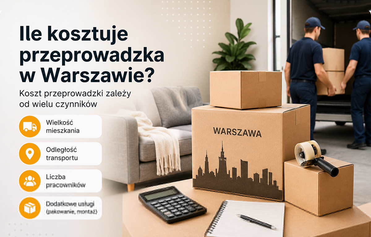 Ile kosztuje przeprowadzka w Warszawie?